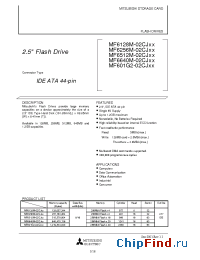 Datasheet MF601G2-02CJXX manufacturer Mitsubishi