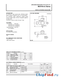 Datasheet MGF4916 manufacturer Mitsubishi