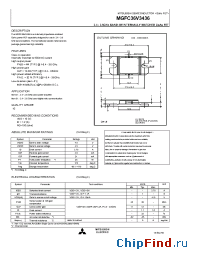 Datasheet MGFC36V3436 manufacturer Mitsubishi