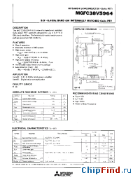 Datasheet MGFC38V5964 manufacturer Mitsubishi