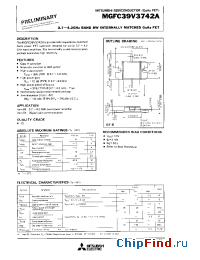 Datasheet MGFC39V3742A manufacturer Mitsubishi