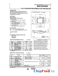 Datasheet MGFC39V5053 manufacturer Mitsubishi