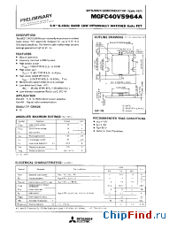 Datasheet MGFC40V5964 manufacturer Mitsubishi