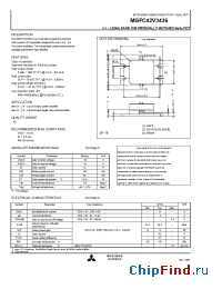 Datasheet MGFC42V3436 manufacturer Mitsubishi