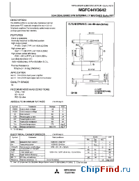 Datasheet MGFC44V3642 manufacturer Mitsubishi