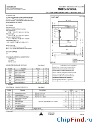 Datasheet MGFC45V3436A manufacturer Mitsubishi