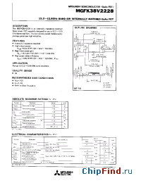 Datasheet MGFK38V2228 manufacturer Mitsubishi