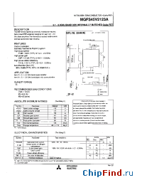 Datasheet MGFS45V2123A manufacturer Mitsubishi