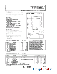 Datasheet MGFS45V2325A manufacturer Mitsubishi