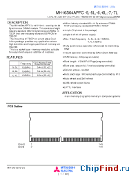 Datasheet MH16S64APFC-6L manufacturer Mitsubishi
