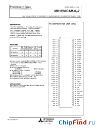 Datasheet MH1V36CAM-6 manufacturer Mitsubishi