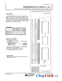 Datasheet MH2M365CNXJ-5 manufacturer Mitsubishi