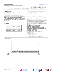 Datasheet MH32D64KQH-10 manufacturer Mitsubishi