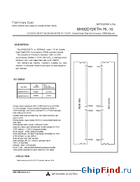 Datasheet MH32D72KTH-10 manufacturer Mitsubishi