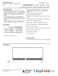 Datasheet MH32S64PFJ-5 manufacturer Mitsubishi