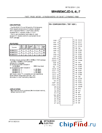 Datasheet MH4M36CJD manufacturer Mitsubishi