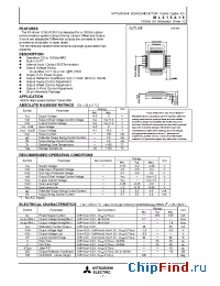 Datasheet ML015A15 manufacturer Mitsubishi