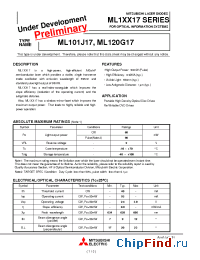 Datasheet ML101J17 manufacturer Mitsubishi