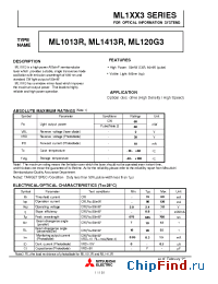 Datasheet ML1413R manufacturer Mitsubishi