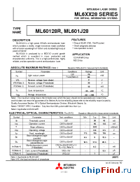 Datasheet ML60128R manufacturer Mitsubishi
