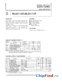 Datasheet ML64114R manufacturer Mitsubishi