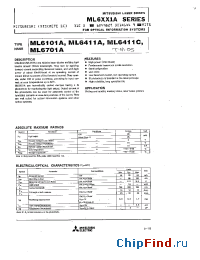 Datasheet ML6411A manufacturer Mitsubishi