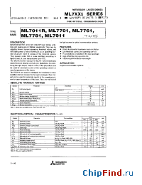 Datasheet ML7011 manufacturer Mitsubishi