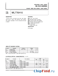 Datasheet ML776H10 manufacturer Mitsubishi