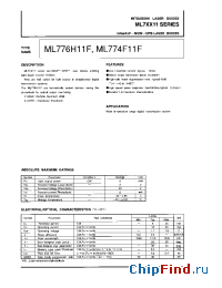 Datasheet ML7XX11 manufacturer Mitsubishi