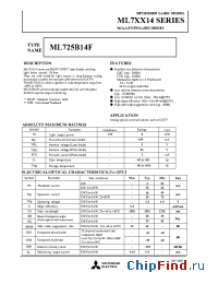 Datasheet ML7XX14 manufacturer Mitsubishi