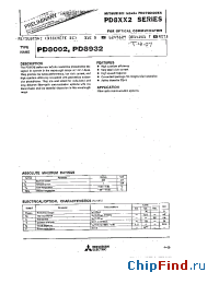 Datasheet PD8932 manufacturer Mitsubishi