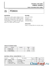 Datasheet PD8XX3 manufacturer Mitsubishi