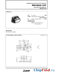 Datasheet RM100HA-XXF manufacturer Mitsubishi