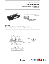 Datasheet RM15TA-2H manufacturer Mitsubishi