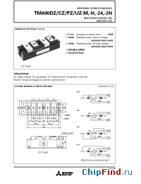Datasheet TM400CZ-24 manufacturer Mitsubishi