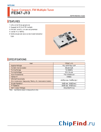Datasheet FE347-J13 manufacturer Mitsumi