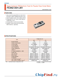 Datasheet FE352-A01 manufacturer Mitsumi