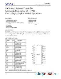 Datasheet MS6266SSGU manufacturer MOSA