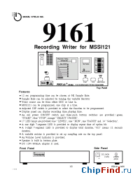 Datasheet MSM9161 manufacturer Mosel