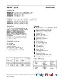 Datasheet MSU2051C40 manufacturer Mosel