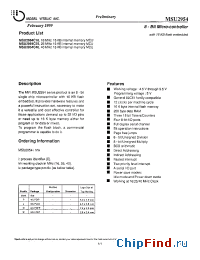 Datasheet MSU2954 manufacturer Mosel