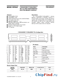 Datasheet V16DJX432BLT/V16DJ432BLT manufacturer Mosel
