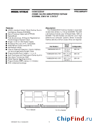 Datasheet V436532Z04VATG-10PC manufacturer Mosel