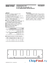 Datasheet V43658R04VATG-75PC manufacturer Mosel