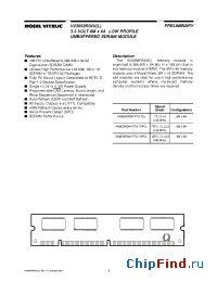 Datasheet V43658R04VL manufacturer Mosel