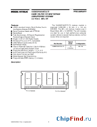 Datasheet V43658Y04VATG-75 manufacturer Mosel
