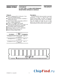Datasheet V437432E24VXTG-75 manufacturer Mosel
