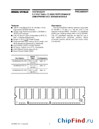 Datasheet V437464Q24VXTG-75PC manufacturer Mosel