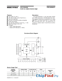 Datasheet V62C2804096LL-70TI manufacturer Mosel