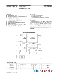 Datasheet V62C518256L-35FI manufacturer Mosel